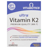Vitabiotics Ultra Vitamin K2 supplement 60 tablets (British brand)