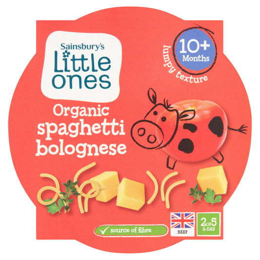Sainsbury's Little Ones Organic Spaghetti Bolognese 10+ Months 190g GOODS Sainsburys   