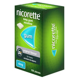 Nicorette sugar free nicotine gum 4mg 105 pieces, imported from the UK