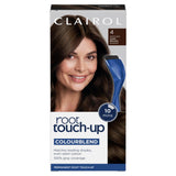 Clairol permanent root touch-up dye Dark Brown 4, imported from the UK