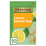 Twinings Lemon Green Tea, 20 tea bags, imported from the UK