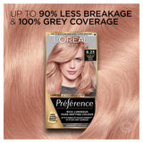 L'Oreal Preference 8.23 rose gold blonde hair dye, imported from the UK
