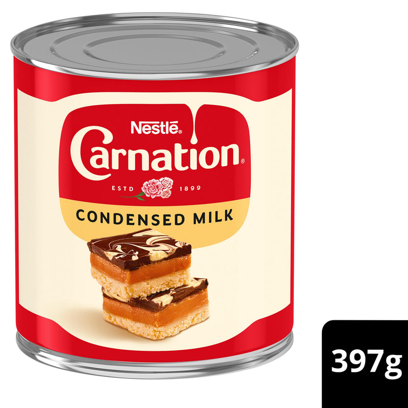 Carnation sweetened condensed milk tin 397g (British brand)