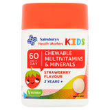 Sainsbury's kids multivitamin strawberry flavour 60 tablets - British product