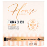 Sainsbury's Italian Rosato Rosé wine box 2.25L - British product