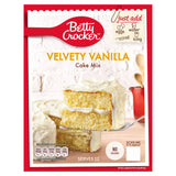 Betty Crocker Velvety Vanilla Cake Mix 425g (British brand)