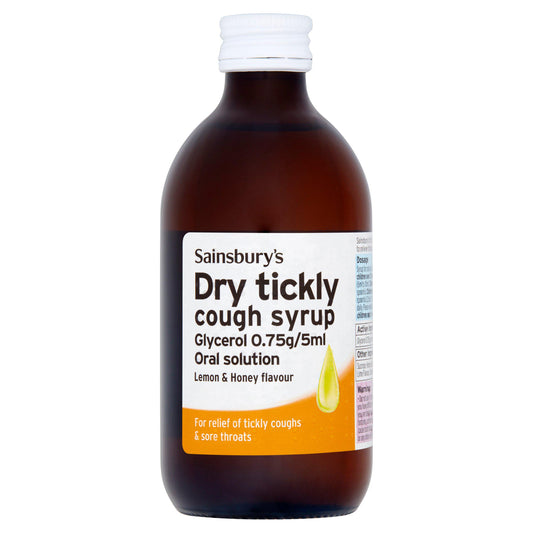 Sainsbury's Dry Tickly Cough 300ml GOODS Sainsburys   