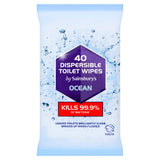 Sainsbury's toilet wipes Ocean 40 wipes, imported from the UK
