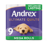 Sainsburys Andrex Ultimate Quilts Mega Toilet Rolls x9- Buy online at McGrocer