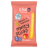 Sainsburys Ella's Kitchen Organic Peach & Banana Melty Sticks Baby Snack 16g- Buy online at McGrocer
