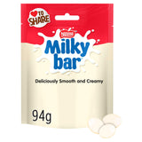 Sainsburys Milkybar White Chocolate Giant Buttons Sharing Bag 94g- Buy online at McGrocer