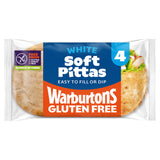 Warburtons Gluten Free White Soft Pittas x4 (British brand)