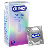 Durex Nude Extra Lube condoms 10 pack, UK version