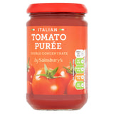 Sainsbury's tomato puree double concentrated 312g - British product