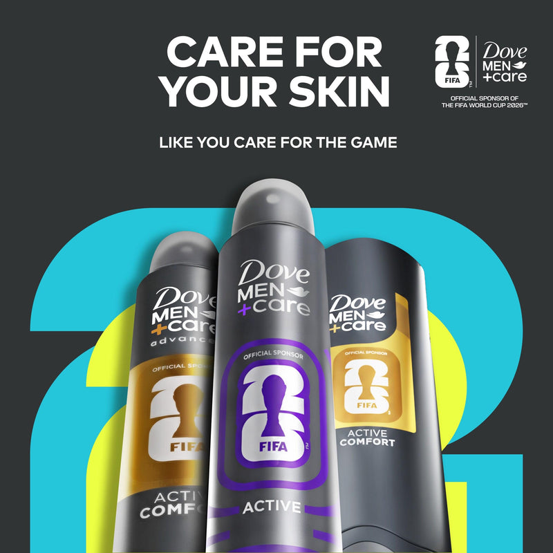 Dove Men+Care antiperspirant spray 200ml FIFA - British product