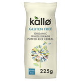 Kallo Organic Puffed Rice Cereal Gluten Free 225g