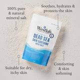 Westlab Pure Mineral Dead Sea Bath Salt 1kg - British product