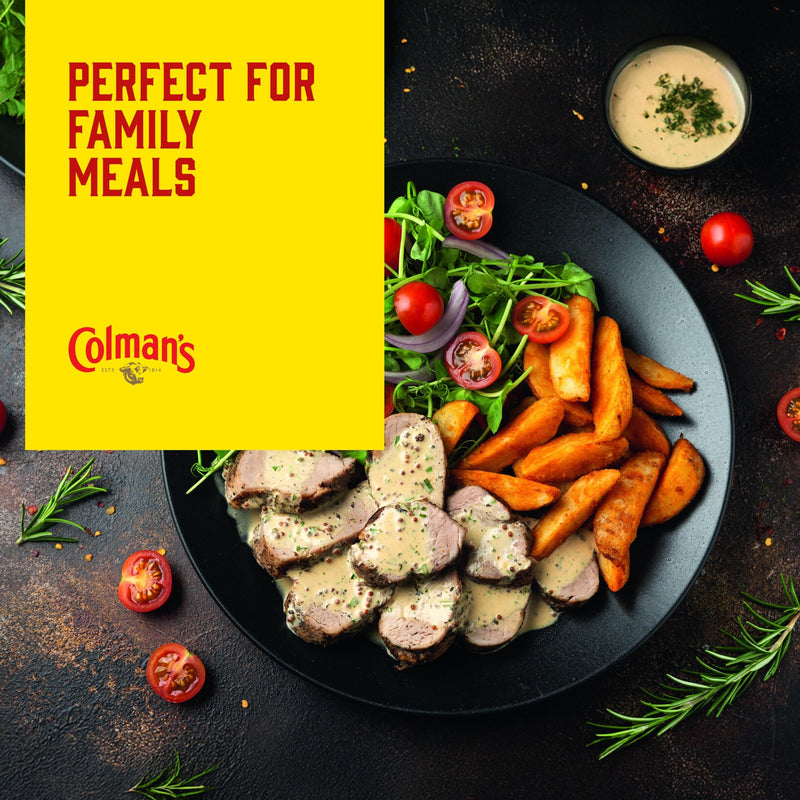 Colman's Classic Comforts Pepper Sauce Mix 22g, imported from the UK