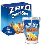 Sainsburys Capri-Sun Zero Cola Kids Juice Drink 4 x 200ml- Buy online at McGrocer
