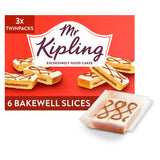 Sainsburys Mr Kipling Bakewell Cake Slices 6 Pack- Buy online at McGrocer