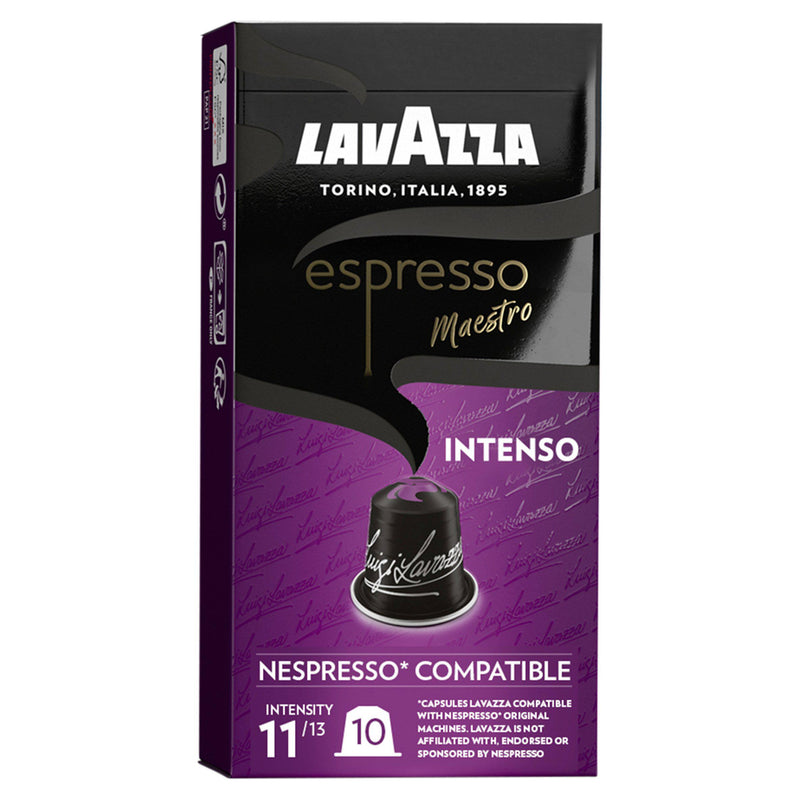 Lavazza Espresso Maestro Intenso coffee capsules 10-pack, imported from the UK