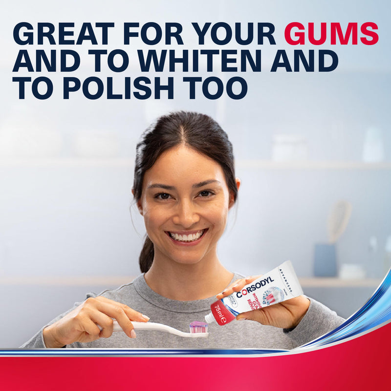 Corsodyl Advanced+ Intensive Gum Repair toothpaste 75ml - British product