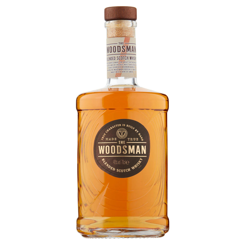 The Woodsman Blended Scotch Whisky 70cl bottle (British brand)