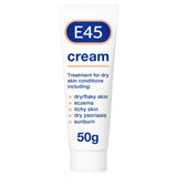 Sainsburys E45 Moisturiser Body Cream for Dry Skin & Eczema 50g- Buy online at McGrocer