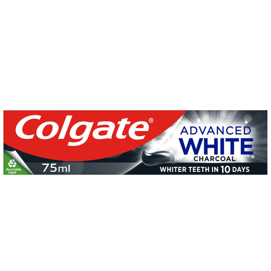 Colgate Advanced White Charcoal Whitening Toothpaste 75ml GOODS Sainsburys   