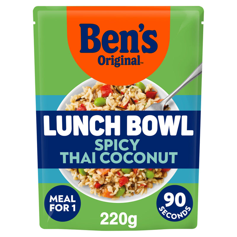 Ben's Original lunch bowl Spicy Thai Coconut 220g, UK version