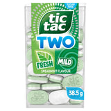 Sainsburys Tic Tac Two Spearmint Flavour Sugar Free Mint Drops 38.5g- Buy online at McGrocer