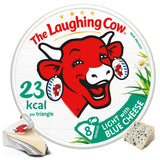 The Laughing Cow light blue cheese spread triangles 120g (British brand)