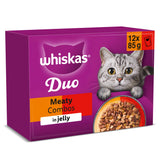 Whiskas Duo Meaty Combos in Jelly cat food 12 x 85g - British product