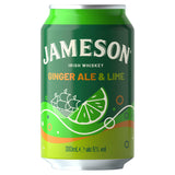 Sainsburys Jameson Irish Whiskey Ginger Ale & Lime Pre Mixed Drink 330ml- Buy online at McGrocer