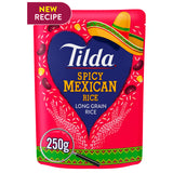 Tilda Spicy Mexican microwave rice 250g, imported from the UK