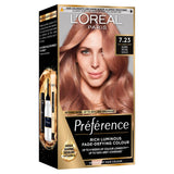 Sainsburys L'Oreal Paris Preference Permanent Hair Dye Bali Dark Rose Gold Brown 7.23- Buy online at McGrocer