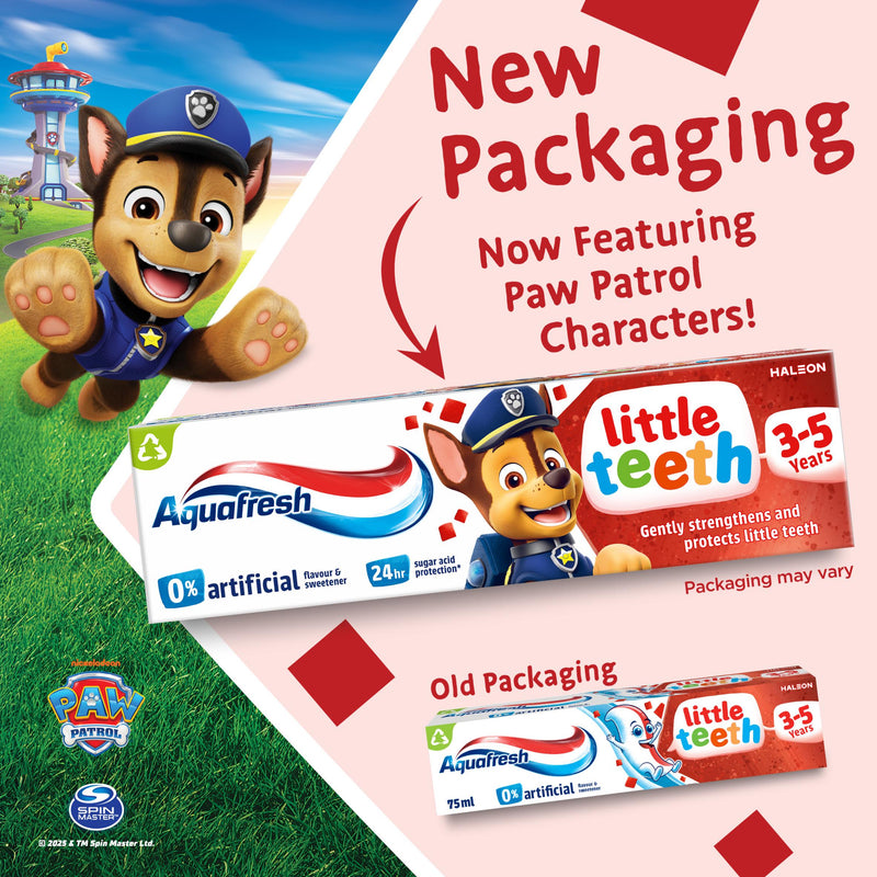 Aquafresh Paw Patrol Kids Toothpaste 75ml, UK version