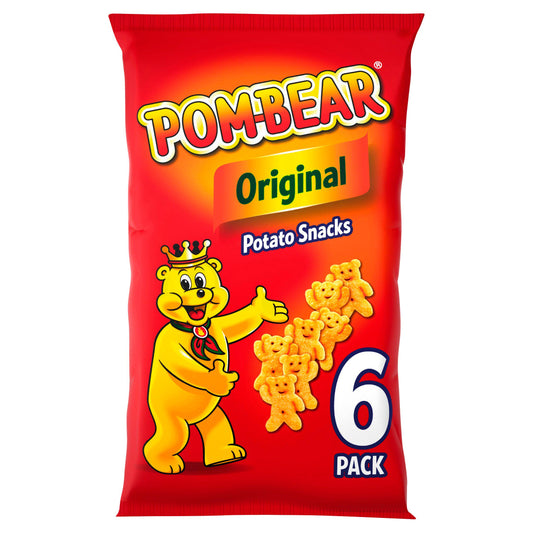 Pom-Bear Original Multipack Crisps 6x13g GOODS Sainsburys   