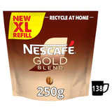 Sainsburys Nescafé Gold Blend XL Refill Pouch Instant Coffee 250g- Buy online at McGrocer