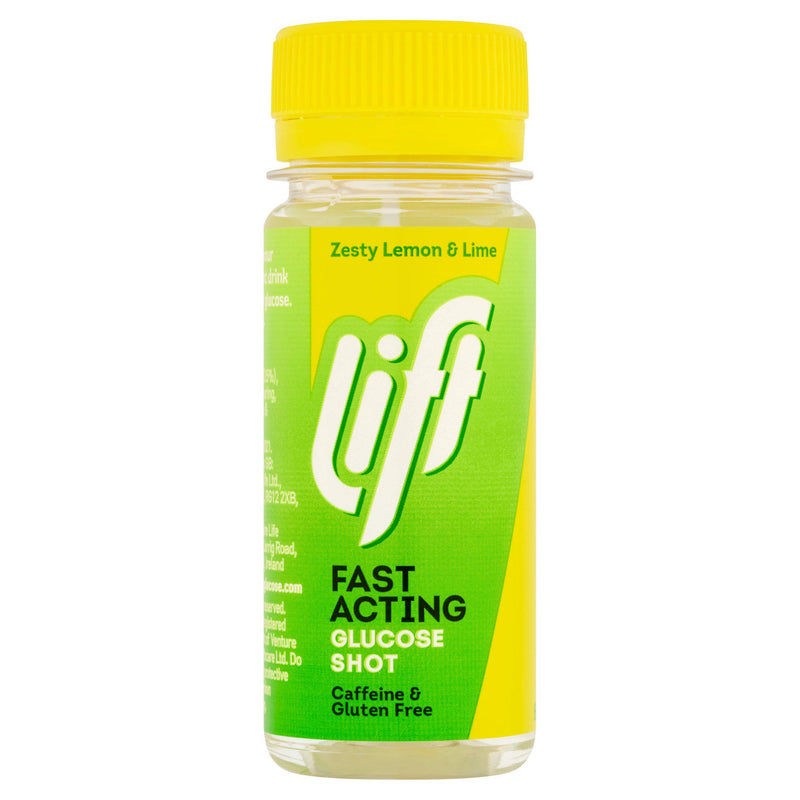 Lift glucose drink shot Lemon Lime 60ml, imported from the UK