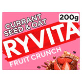 Sainsburys Ryvita Fruit Crunch Currant Seed & Oat Crispbread 200g- Buy online at McGrocer