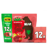 Sainsburys BEAR Yoyo Strawberry Fruit Rolls Grab Bag 12 x 10g- Buy online at McGrocer