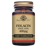 Sainsburys Solgar Folacin Folic Acid Tablets 400mcg 100- Buy online at McGrocer