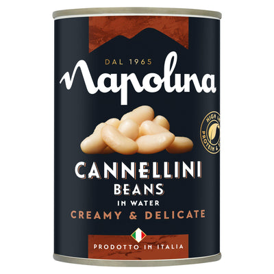 Sainsburys Napolina Cannellini Beans in Water 400g- Buy online at McGrocer