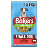 Sainsburys Bakers Small Dog Beef Dry Dog Food 2.85kg- Buy online at McGrocer