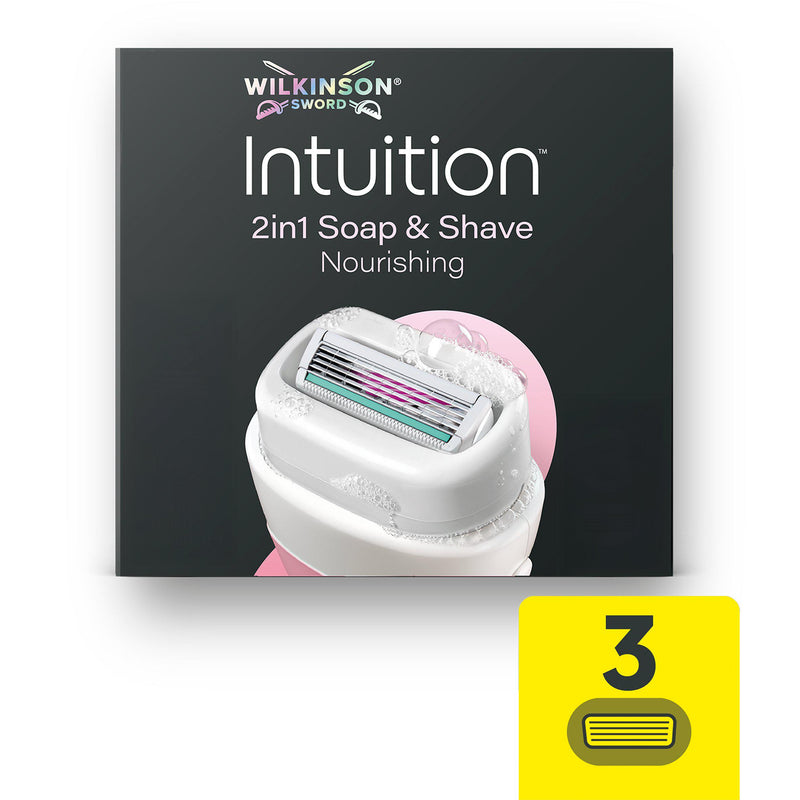 Moisturising Four-Blade Razor Refills with Shea Butter 3 Pack