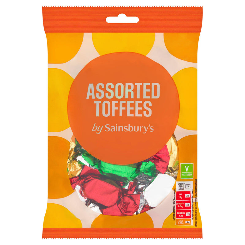 Sainsbury's toffees assorted 200g- British product