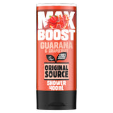 Sainsburys Original Source Max Boost Guarana Grapefruit Shower Gel 400ml- Buy online at McGrocer