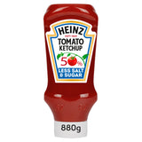 Sainsburys Heinz Tomato Ketchup 50% Less Sugar 880g Bottle- Buy online at McGrocer