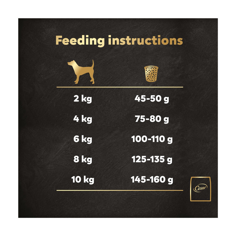Cesar dry dog food beef poultry and vegetables 1.4kg, UK version